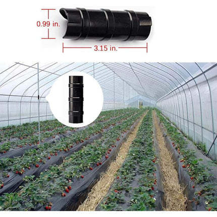 15 pcs 32Mm/1.26" Garden Buildings Tube Clip Greenhouse Frame Pipe Tube Film Clip For Greenhouse Banner Frame Shelters.