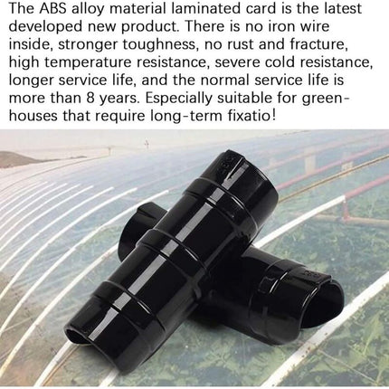15 pcs 32Mm/1.26" Garden Buildings Tube Clip Greenhouse Frame Pipe Tube Film Clip For Greenhouse Banner Frame Shelters.