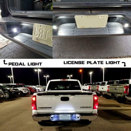 2 pcs LED License Plate Light Universal 6 Smd2835 Convenience Courtesy Door Step Lamp Light For Trailers Rv Trucks.