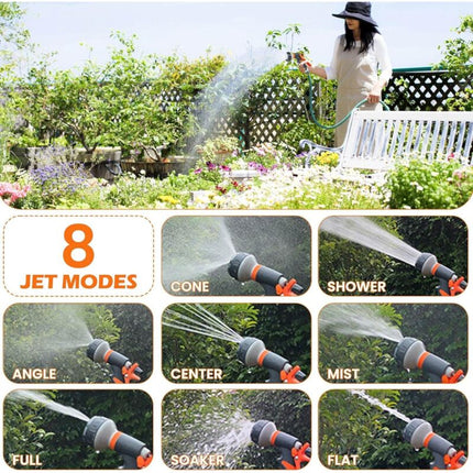 Garden Sprayer, 8 Watering Modes Watering Gun With 4 Interface For Car Washing, Gardens, Plants, Pets.