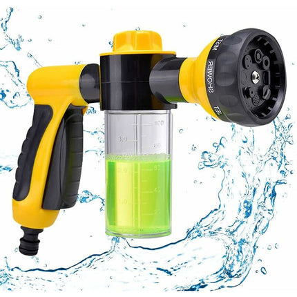 Garden Watering Gun, Watering Gun Watering Can With 8 Watering Modes, Built-In Soap Dispenser For Car Washing, Garden.