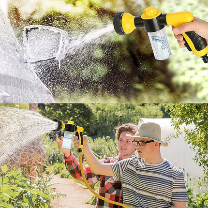 Garden Watering Gun, Watering Gun Watering Can With 8 Watering Modes, Built-In Soap Dispenser For Car Washing, Garden.