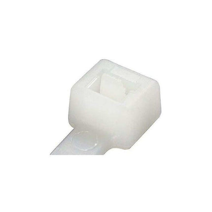 100 Pack Cable Ties, White/Natural, 370Mm X 4.8Mm, Premium Quality Plastic Cable Ties.