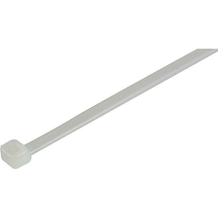 100 Pack Cable Ties, White/Natural, 370Mm X 4.8Mm, Premium Quality Plastic Cable Ties.
