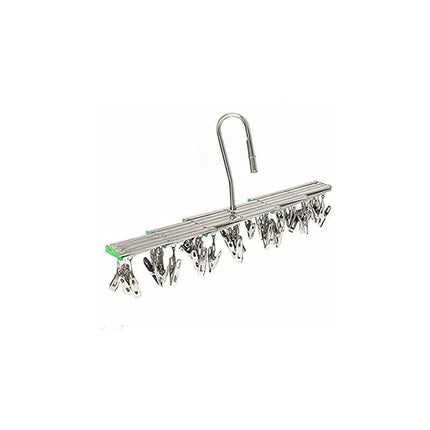 Stainless Steel Drying Racks With 35 Clothes Pegs For Socks, Shorts, Underwear And Baby Clothes.