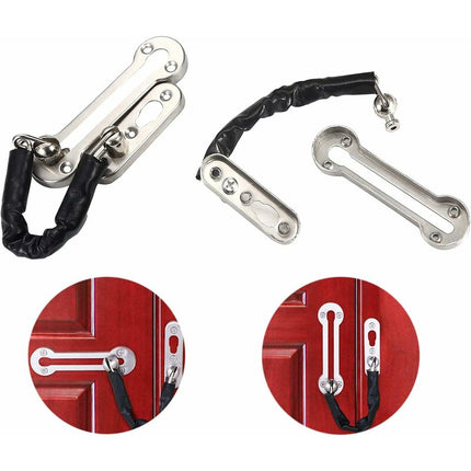Security Lock Chains Door Anti-Theft Stainless Steel Chain Lock Guard Chain Door Latch Door Chain Security Lock For.
