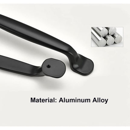 10X 96Mm Black Kitchen Cabinet Door Pulls Cupboard Drawer Bedroom Furniture Pull Handle.