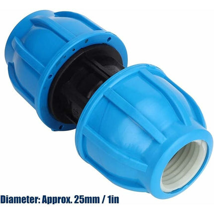 4 pcs 25Mm To 25Mm Pe Plastic Straight Water Pipe Fittings Pvc Pe Ppr Pipe Connector Accessories.
