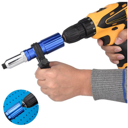 Blind Rivet Adapter To Rivet Gun - Riveting Bits For Cordless Screwdriver And Drill.