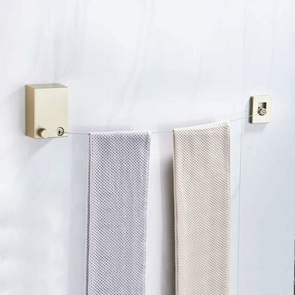 Retractable Clothes Drying Rack Indoor Outdoor Wall Mounted Clothes Dryer Retractable Hanger Lock To Prevent Sagging -.