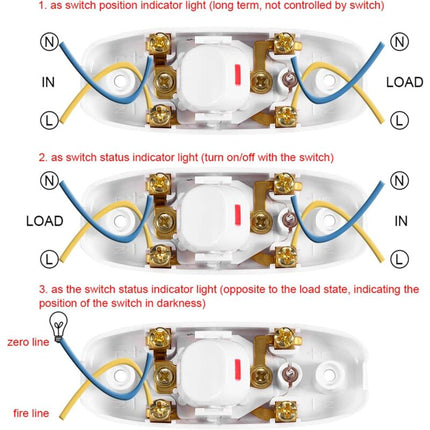 5 pcs Ac 250V 10A Compact Plastic On/Off ROcker Switch LED ROcker Switch Inline Cord Light Lamp Switch Control Solder.