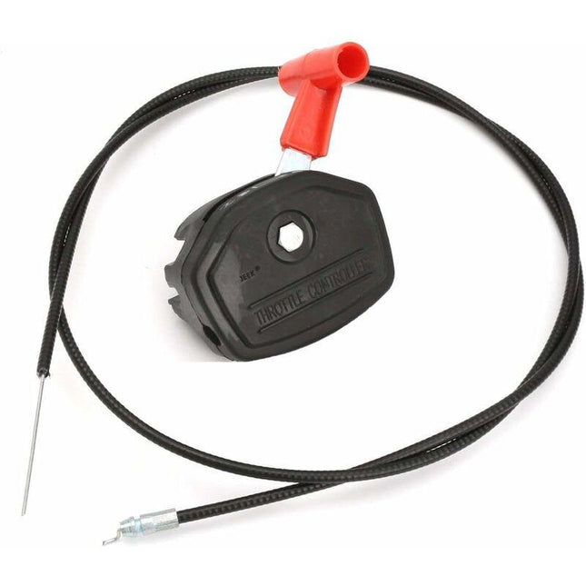 Universal 142 56Inch Throttle Cable & Choke Lever For Lawn Mower.