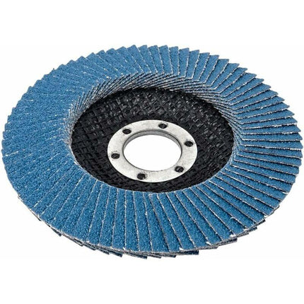 Compartment Discs │ Blue │ 10 Pieces │ Ø 125 Mm │ Grain 73 │ Stainless Steel │ Abrasive Discs │ Flap Discs.