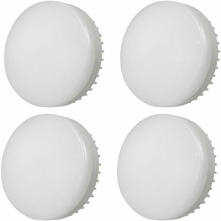 Dimmable LED Gx53 7W 85-265V Cabinet Light Die-Cast Aluminum Wall Light 4 pcs Cool White 6000K.