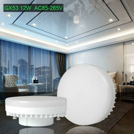 Dimmable LED Gx53 7W 85-265V Cabinet Light Die-Cast Aluminum Wall Light 4 pcs Cool White 6000K.