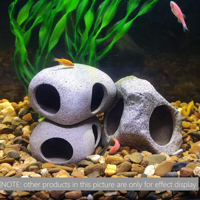 Aquarium ROcks For Fish Breeding, Playing And Resting, Small Ceramic Decorative Stones For Aquarium.