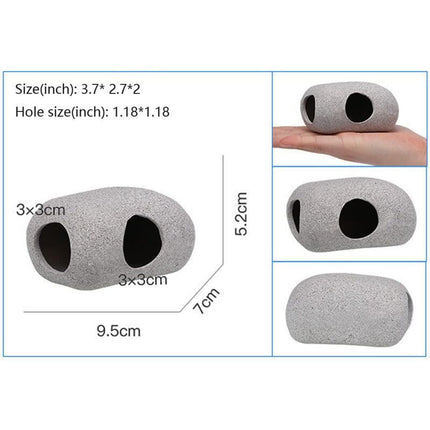 Aquarium ROcks For Fish Breeding, Playing And Resting, Small Ceramic Decorative Stones For Aquarium.