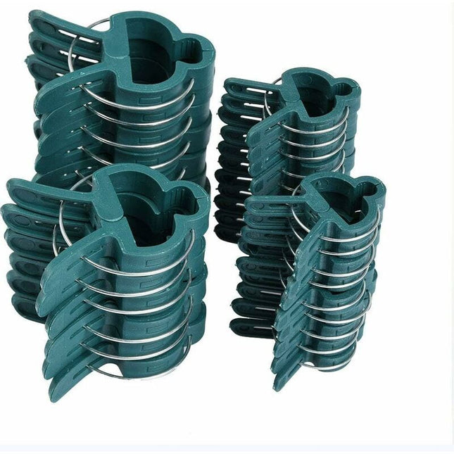 100 pcs Plant Clips, Spring Clips Plant Support For Tomatoes And Vine Vegetables.