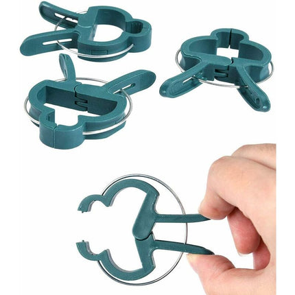 100 pcs Plant Clips, Spring Clips Plant Support For Tomatoes And Vine Vegetables.