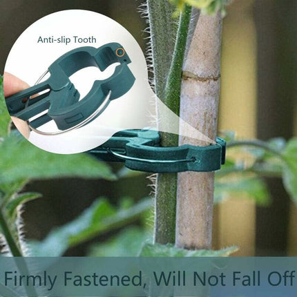 100 pcs Plant Clips, Spring Clips Plant Support For Tomatoes And Vine Vegetables.
