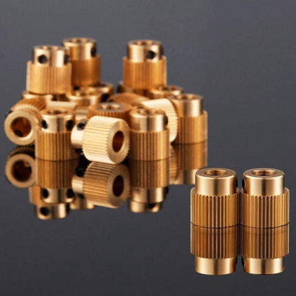Extruder Wheel 3D Printer Parts Gear 40 Teeth Brass Extruder Wheel Compatible With Cr-10, Cr-10S, S4, S5, Ender 3,.