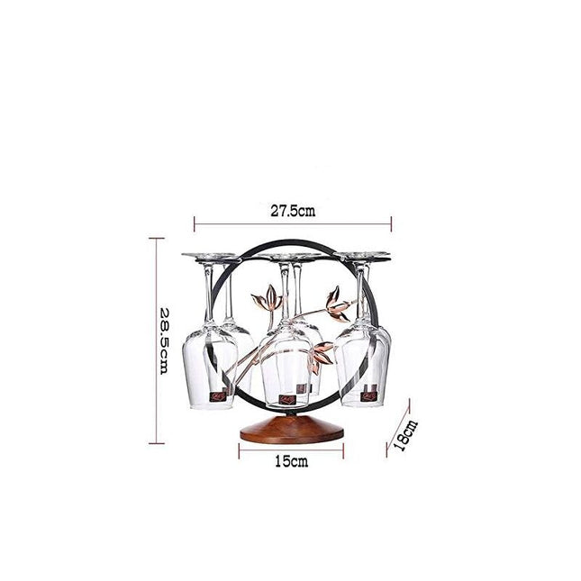 Freestanding Metal Wine Glass Drying Rack Kitchen Bar Decor Multi-Function Display Stand Tabletop Storage Holder.