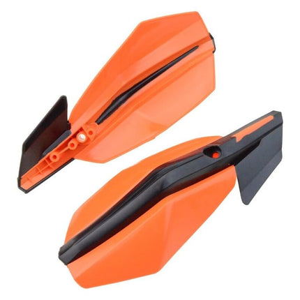 7/8" 22Mm Handguards Motocross Handlebar Hand Brush Guard Replacement For Motocross Dirt Bike Atv Off ROad Orange.