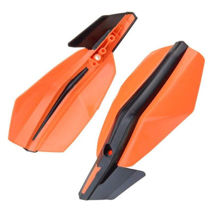 7/8" 22Mm Handguards Motocross Handlebar Hand Brush Guard Replacement For Motocross Dirt Bike Atv Off ROad Orange.