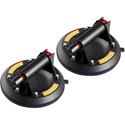 Tile Suction Cup, 2 Pieces 8" Professional Glass Suction Cup, Glass Lifting Suction Cup, Glass Vacuum Suction Cup, Load.