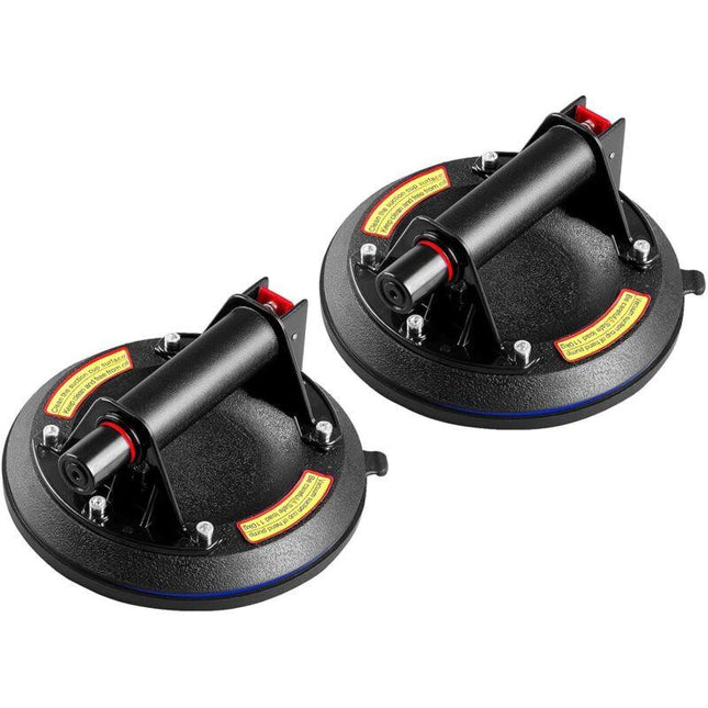 Tile Suction Cup, 2 Pieces 8" Professional Glass Suction Cup, Glass Lifting Suction Cup, Glass Vacuum Suction Cup, Load.
