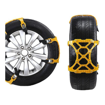 Snow Chains 6Pc Suitable For 165-275Mm.