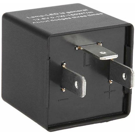 Motorcycle Flasher Relay Cf14Kt 3 Pin 12V Automotive Adjustable Flasher Relay For LED Flash Speed.