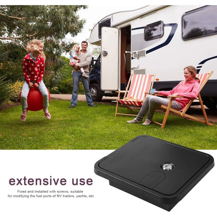 Rv Cable Hatch, Replacement Parts Rv Access Panel Accessories Waterproof - Lock For Converting A Camper Trailer,.