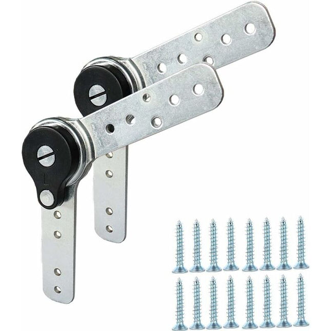 2 X Furniture Adjustable Angle Hinge Self-Reset Function Heavy Duty Hinge Angle Adjustment Fit Sofa/Bed/Cabinet/Tilt