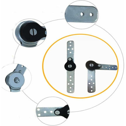 2 X Furniture Adjustable Angle Hinge Self-Reset Function Heavy Duty Hinge Angle Adjustment Fit Sofa/Bed/Cabinet/Tilt.