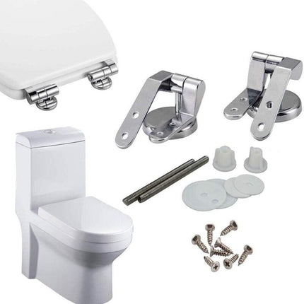 Toilet Seat Hinge Replacement Fixings Zinc Alloy Toilet Seat Hinge Toilet Seat Hinge For Wood Resin Mdf Toilet Seat.