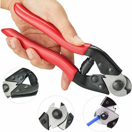 Bicycle Cable Cutter 190Mm Chrome Vanadium Steel Bicycle Cable Cutter Pliers Bike Cable Cutting Tools For 1Mm - 7Mm.