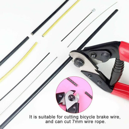 Bicycle Cable Cutter 190Mm Chrome Vanadium Steel Bicycle Cable Cutter Pliers Bike Cable Cutting Tools For 1Mm - 7Mm.