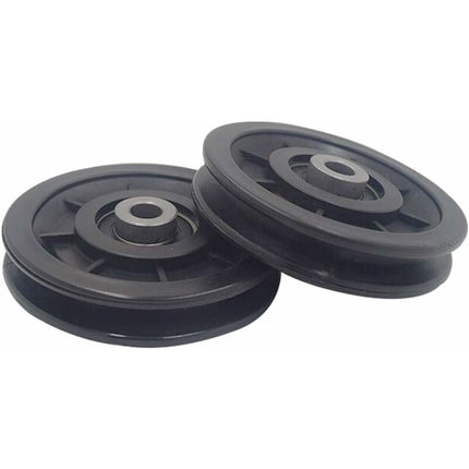 90Mm Bearing Nylon Pulley, Muscle Training Pulley, Universal Wheel For Cable Machine Gym Equipment Garage Door, Sliding.