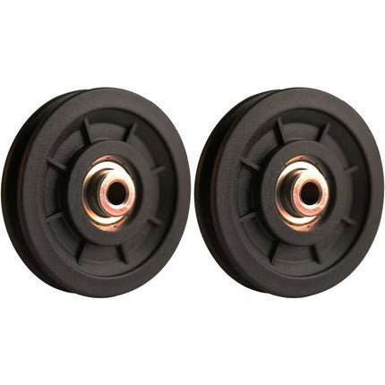 90Mm Bearing Nylon Pulley, Muscle Training Pulley, Universal Wheel For Cable Machine Gym Equipment Garage Door, Sliding.