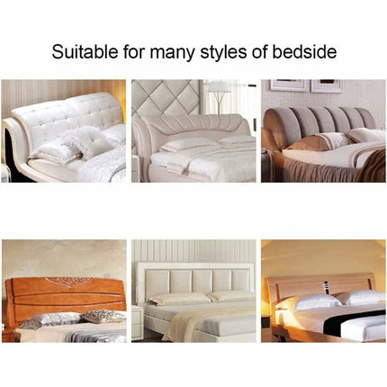 Stretch Headboard Cover For Queen And King Size Bed, Curved Dustproof Protector Slipcover For Bedroom Decor (Champagne,.
