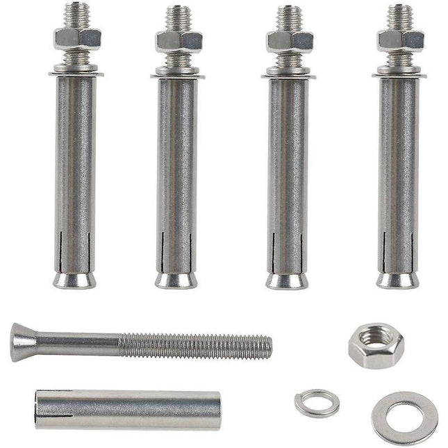 M6X100Mm Hex Expansion Bolts 304 Stainless Steel Expansion Screws Heavy Duty Concrete Anchors Fixing Screws For Wall.