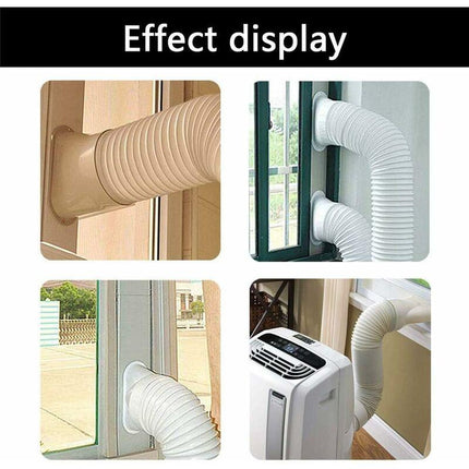 Universal Air Conditioner Window Adapter Exhaust Duct Interface Window Adapter Tube Connector For Portable Air.
