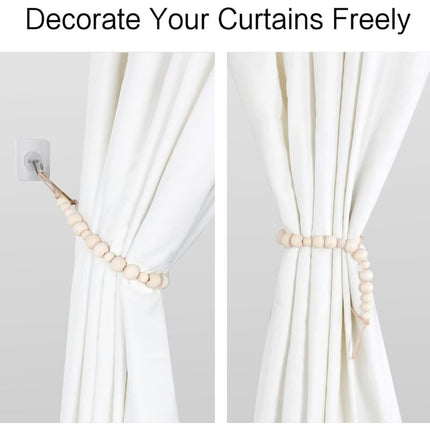 2 Pieces Bohemian Curtain Holdbacks, Curtain Tiebacks, Curtain Holdbacks - For Wall, Farmhouse, Window, Bedroom, Dining.