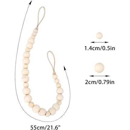 2 Pieces Bohemian Curtain Holdbacks, Curtain Tiebacks, Curtain Holdbacks - For Wall, Farmhouse, Window, Bedroom, Dining.