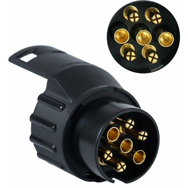 Trailer Plug Socket Adaptor,13 To 7 Trailer Towing Socket Adaptor For Trailer Truck Caravan Wagon.
