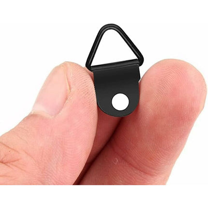 50 pcs Picture Hooks Picture Frame Hanger No Drilling Metal D Rings Frame Mounting For Picture Frame Mirror Fixing Wall.