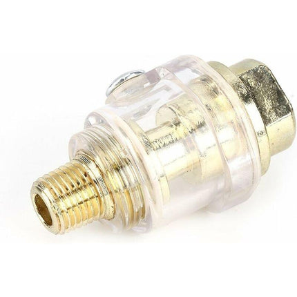 1/4'' Bsp Mini In-Line Oil Lubricator Air Tool Oil Lubricator Oiler Compressor Hose Automatic Lubrication For Pneumatic.