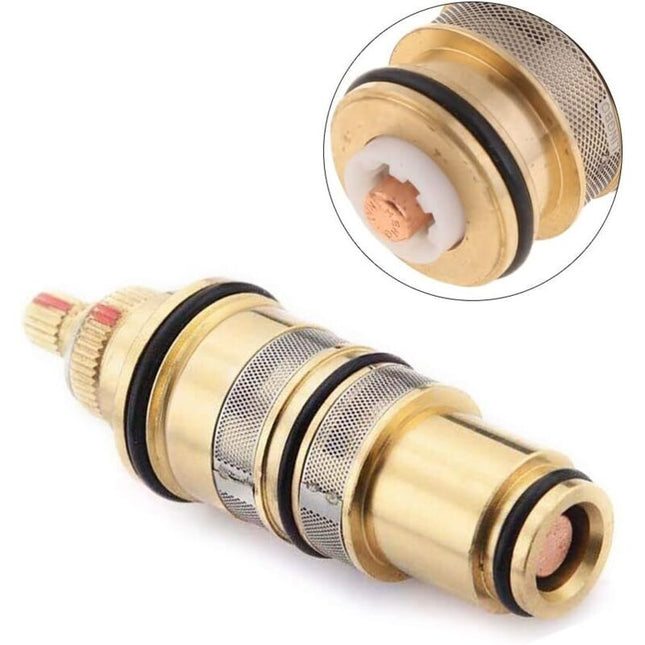 Brass Replacement Thermostatic Cartridge Shower Mixer Valve Bar Repair Kit Temperature Control For Shower Mixer Ba.