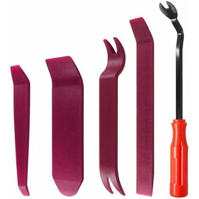 Car Audio Disassembly Tool Interior Door Panel Plastic Pry Buckle Screwdriver Four-Piece Set Plastic Buckle Screwdriver.